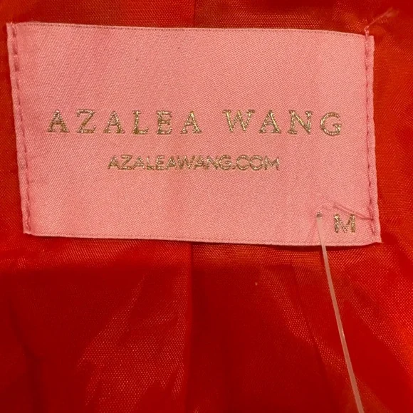 New Azalea Wang Cherry Red Faux Leather Jacket - Picture 3 of 8